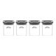 Набор из 4 баночек для специй Kilner Fresh Storage 0,16л