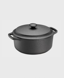 Кастрюля чугунная 5,5 л Skeppshult с чугунной крышкой
