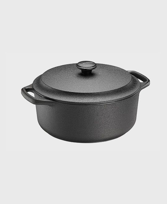 Кастрюля чугунная 5,5 л Skeppshult с чугунной крышкой