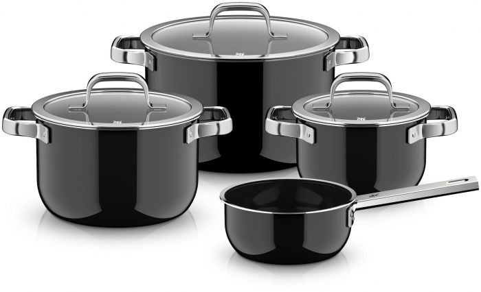 Набор кастрюль WMF Fusiontec MineralPro Black (0518695290)