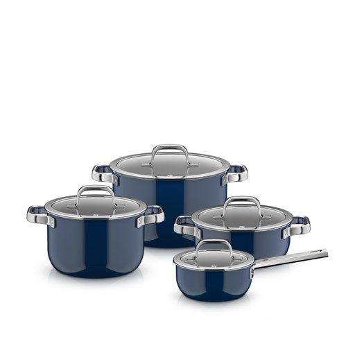 Набор кастрюль WMF Fusiontec MineralPro Ocean Blue (0521245290)