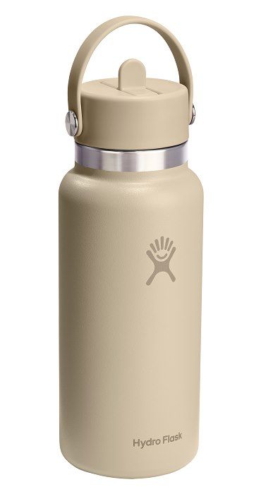 Термобутылка 0,9 л HYDRO FLASK Wide Mouth Flex Straw Cap Oat