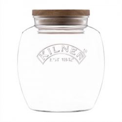 Банка Kilner Universal Storage Jar 2 л с деревянной крышкой