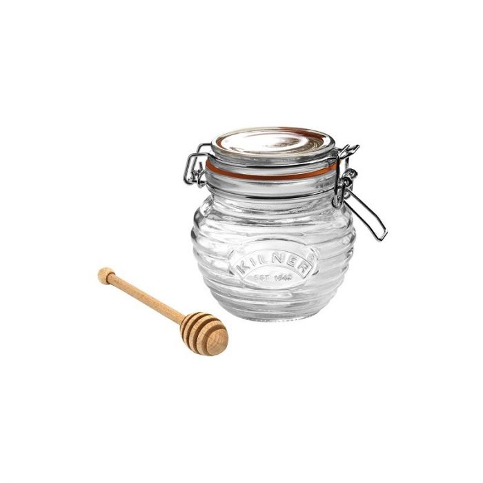 Банка для меда с ложкой Kilner Glass Honey Pot Set