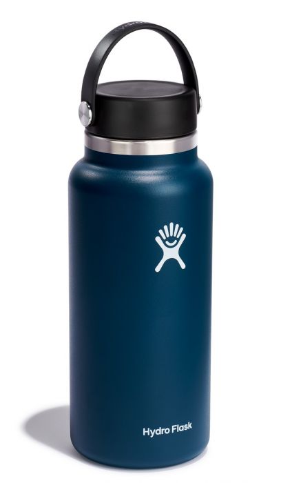 Термобутылка 0,9 л HYDRO FLASK Wide Mouth Flex Cap темно-синий