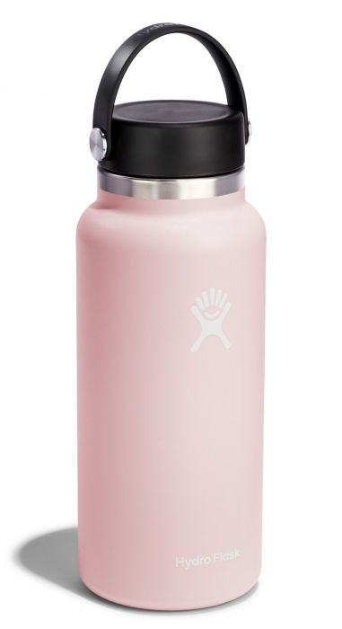 Термобутылка 0,9 л HYDRO FLASK Wide Mouth Flex Cap розовая